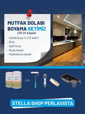 Bianca Stella Mutfak Dolabı Boyama Seti (20-24 Kapak)