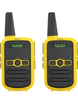 Wln KD-C51 16 Kanal Sarı Kasa Şarj Aleti Dahil Ikili Telsiz