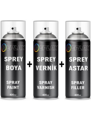 Replax Toyota Corolla 040 Kar Beyaz Sprey Rötuş Boyası+Vernik+Astar