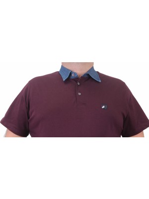 Moc Grande Mocgrande Büyük Beden Polo Kot Yaka T-Shirt 23420 Murdum