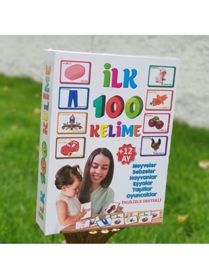 Shopiolog Eğitici Bebeğimin Ilk Flash Kartları Oyuncak Set Ilk 100 Kelime Zeka Kartlarım