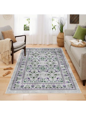 Homefesto Halı Kilim Dekoratif Özel Tasarım Yıkanabilir,İnce, Kaymaz Tabanlı, Modern Halı