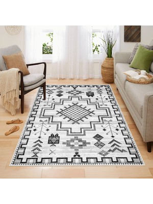 Homefesto Halı Kilim Dekoratif Özel Tasarım Yıkanabilir,İnce, Kaymaz Tabanlı, Modern Halı