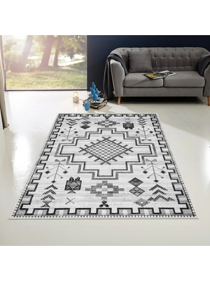 Homefesto Halı Kilim Dekoratif Özel Tasarım Yıkanabilir,İnce, Kaymaz Tabanlı, Modern Halı