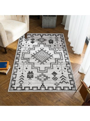 Homefesto Halı Kilim Dekoratif Özel Tasarım Yıkanabilir,İnce, Kaymaz Tabanlı, Modern Halı