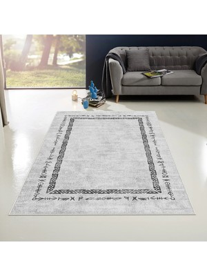 Homefesto Halı Kilim Dekoratif Özel Tasarım Yıkanabilir,İnce, Kaymaz Tabanlı, Modern Halı