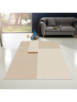 Homefesto Halı Kilim Dekoratif Özel Tasarım Yıkanabilir,İnce, Kaymaz Tabanlı, Modern Halı