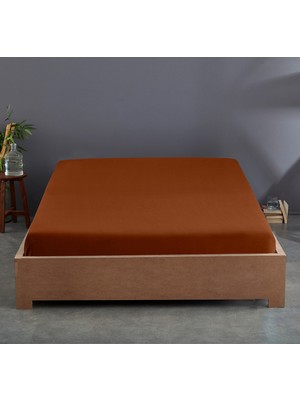 Sabia %100 Pamuk 62 Tel (155 TC) Okotex Sertifikalı 160 x 200 cm Çift Kişilik Lastikli Çarşaf Seti