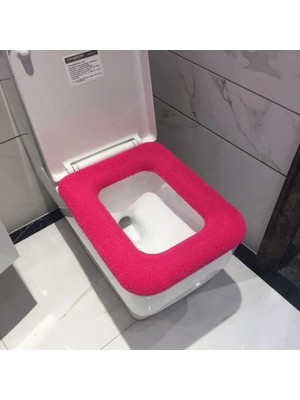 DouranShop G Tarzı Banyo Kare Klozet Kapağı Kış Yıkanabilir Isıtıcı Mat Tuvalet Kapağı Yastık Kapak Pedi Ev Dekor Klozet Kapağı (Yurt Dışından)