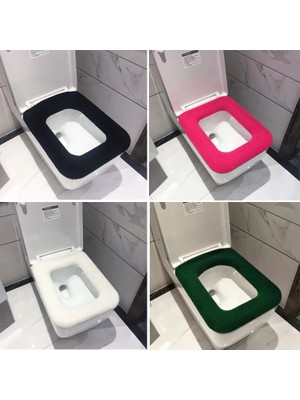 DouranShop G Tarzı Banyo Kare Klozet Kapağı Kış Yıkanabilir Isıtıcı Mat Tuvalet Kapağı Yastık Kapak Pedi Ev Dekor Klozet Kapağı (Yurt Dışından)