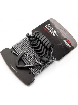 Naturehike Çok Fonksiyonlu Kancalı Ayarlanabilir Asma Ipi 4.3 mt