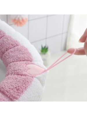 DouranShop Ayı Tarzı Kalın Sıcak Klozet Kapağı Evrensel Wc Mat Ev Kış Rahat Tuvalet Kapağı Closestool Mat Banyo Aksesuarları (Yurt Dışından)