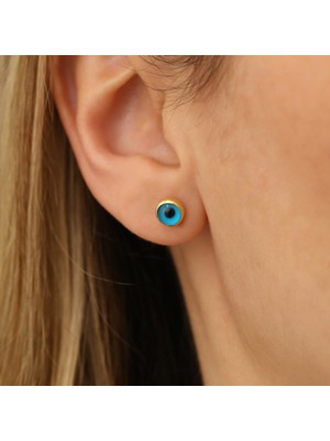 Nox Jewelry 925 Ayar Nazar Boncuklu Küpe