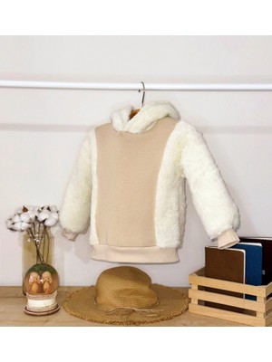 Aşka Bak *aşkabak*  Kapüşonlu Çocuk Peluş Sweatshirt