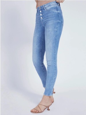 Guess 1981 Kadın Skinny Pantolon W1GA28D3ZT7