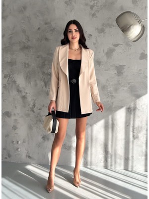 Noa&noa Cep Kapak Detaylı Basic Blazer Kadın Ceket