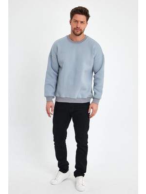 Kef Clothing Duman Sweatshirt, Oversize Sweatshirt, Erkek Sweatshirt