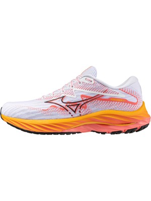 Mizuno Wave Rider 27 Kadın Koşu Ayakkabısı Beyazpembe