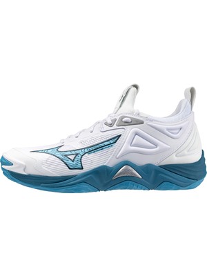 Mizuno Wave Momentum 3 Unisex Voleybol Ayakkabısı Beyazmavi