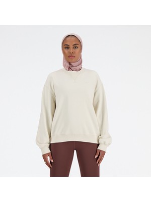 New Balance WT41500 Beyaz Kadın Sweatshirt