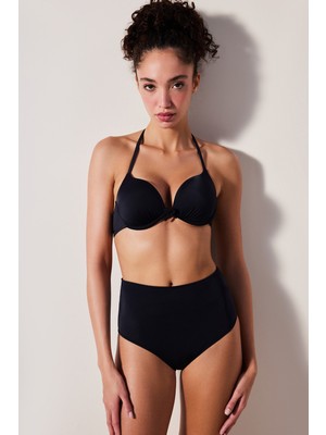 Penti Push Up Destekli Siyah Bikini Üstü