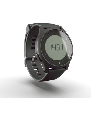 Decathlon Su Geçirmez Kronometreli Koşu Saati - Siyah - W100
