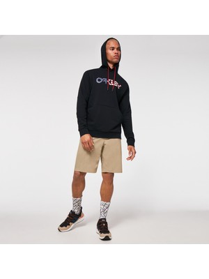 Oakley B1B Po Hoodie 2.0 Kapşonlu Sweatshirt Black American Flag FOA402599-01V