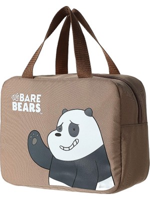 Miniso We Bare Bears Lisanslı Yiyecek Çantası - Panda