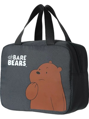 Miniso We Bare Bears Lisanslı Yiyecek Çantası - Boz Ayı