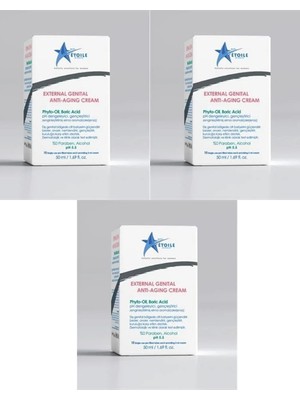 Etoile Mon External Genital Anti Aging Cream 50 ml 3 Adet