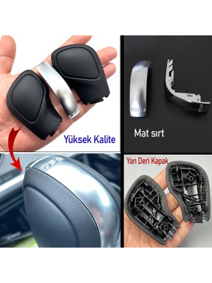 Vagparts Dsg Topuz Deri Kaplama ve Mat Krom Sırt