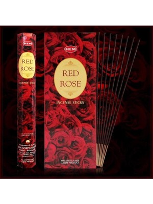 Shopiolog Kırmızı Gül 20 Çubuk Tütsü Red Rose
