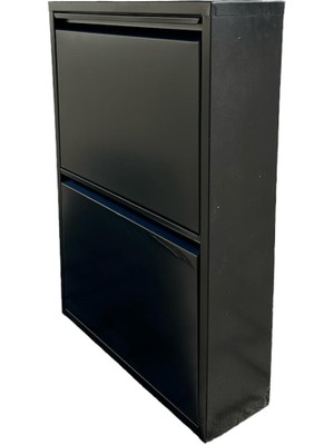 Ace 2'li Metal Ayakkabılık Antrasit