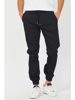 Tarz Cool Erkek Bej Paça Lastikli Likralı Jogger Pantolon