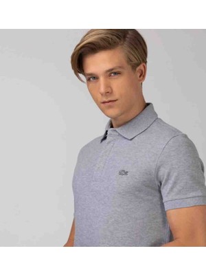 Lacoste Polo Paris Gri  Slim Fit  Tshırt