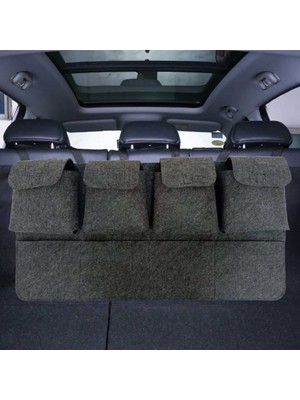 Revu Baby Bagaj Düzenleyici Organizer Çanta 8 Cepli Keçe Oto Araç Aksesuar Suv ve Hb Için