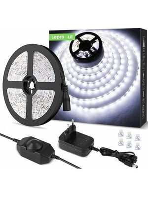 Qisem LED Işık Şeridi-5 Metre 2835 Tutkal + 24 Anahtar Seti (Yurt Dışından)