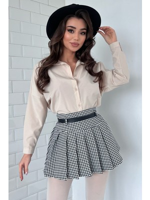 Julude Bej Kadın Salaş Basic Gömlek P-00001653