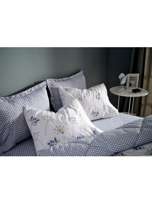 Doqu Home Flourish Easy Cotton Tek Kişilik Comforter Set - Krem