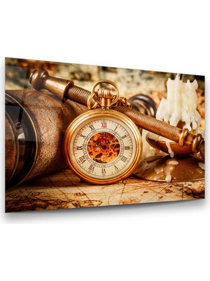 Glass Art Vintage Saate Yatay Cam Tablo