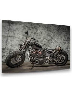 Glass Art Motosiklet Yatay Cam Tablo
