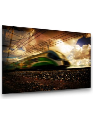 Glass Art Tren Yatay Cam Tablo