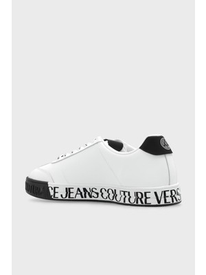 Versace Jeans Couture Deri Sneaker Ayakkabı Erkek Ayakkabı 76YA3SK6 ZPA56 003