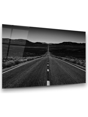 Glass Art Uzun Yol Yatay Cam Tablo