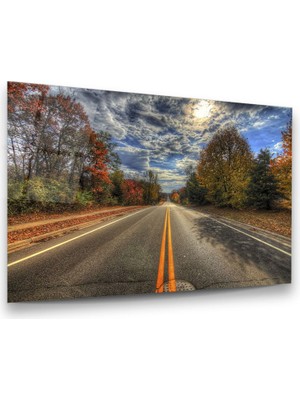 Glass Art Uzun Yol Yatay Cam Tablo