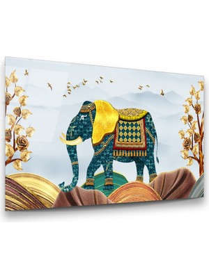 Glass Art Fil Illüstratör Yatay Cam Tablo