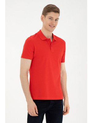 U.S. Polo Assn. Erkek Kırmızı Tişört Basic 50286724-VR030