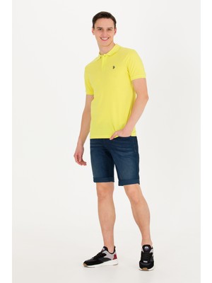 U.S. Polo Assn. Erkek Citron Tişört Basic 50262933-VR168