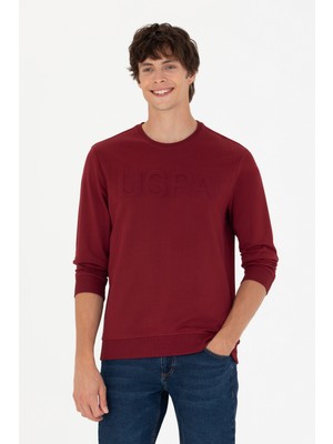 U.S. Polo Assn. Erkek Bordo Sweatshirt 50269402-VR014