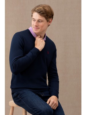 U.S. Polo Assn. Erkek Lacivert Kazak /Triko 50269002-VR033